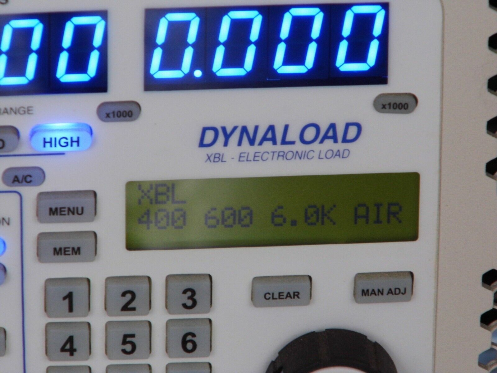 TDI Dynaload XBL400-600-6000 AIR 400V 600A 6000 watts (3) in stock TDI Dynaload XBL400-600-6000 AIR 400V 600A 6000 watts (3) in stock